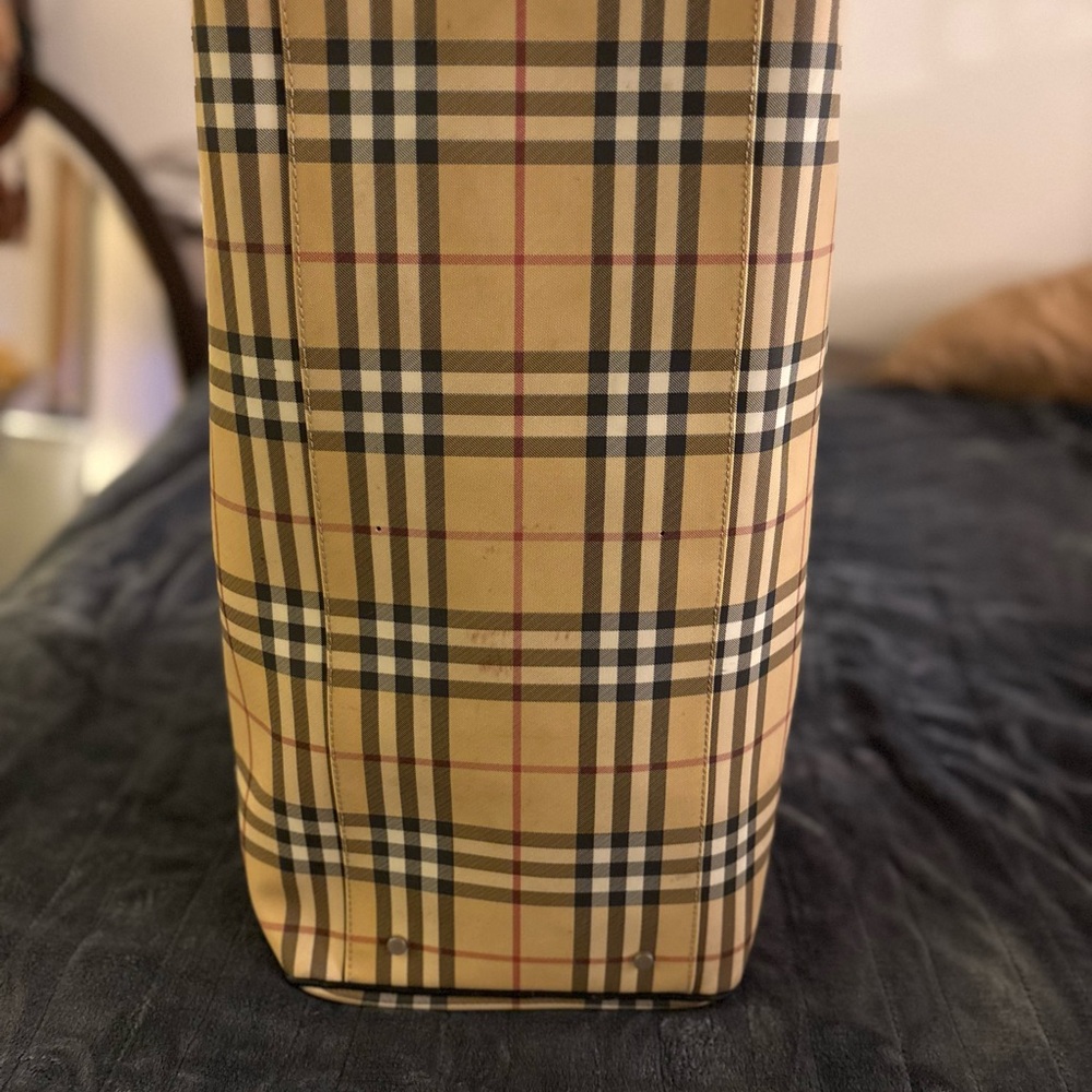 Burberry Nova Check Boston Bag OG Burberry Design Absolute Classic & Authentic - Picture 11 of 15